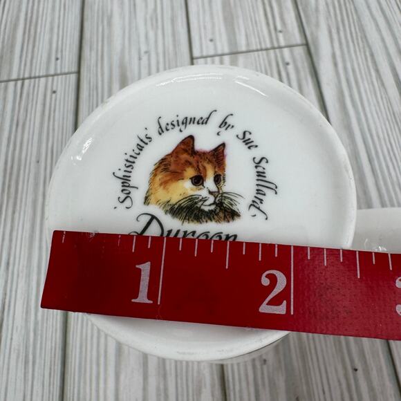Dunoon Sophisticats fine bone china mug coffee cup floral Siamese Sue Scullard - Picture 9 of 10